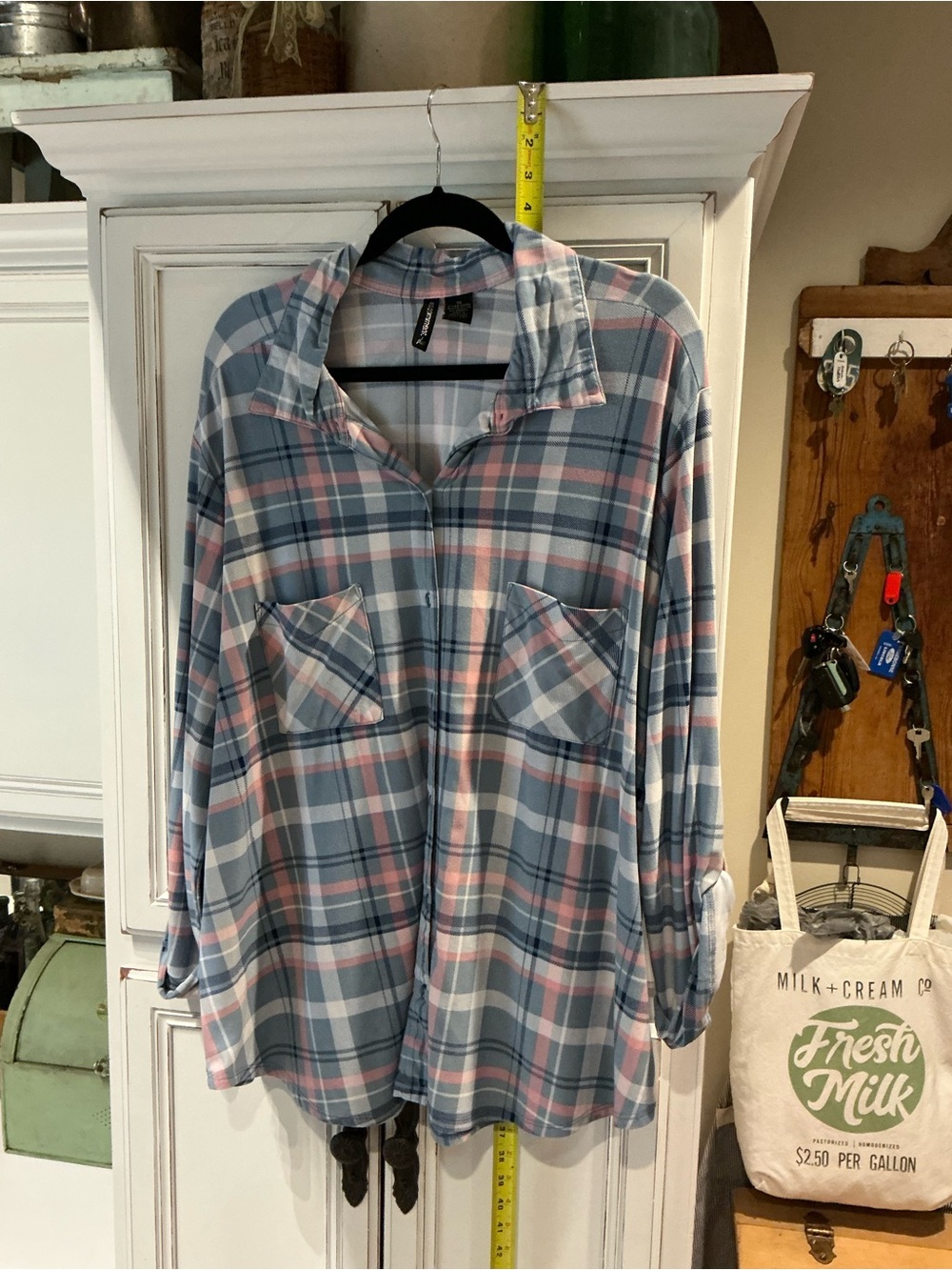 Pink/Blue/White Amazingly SOFT 3X shirt